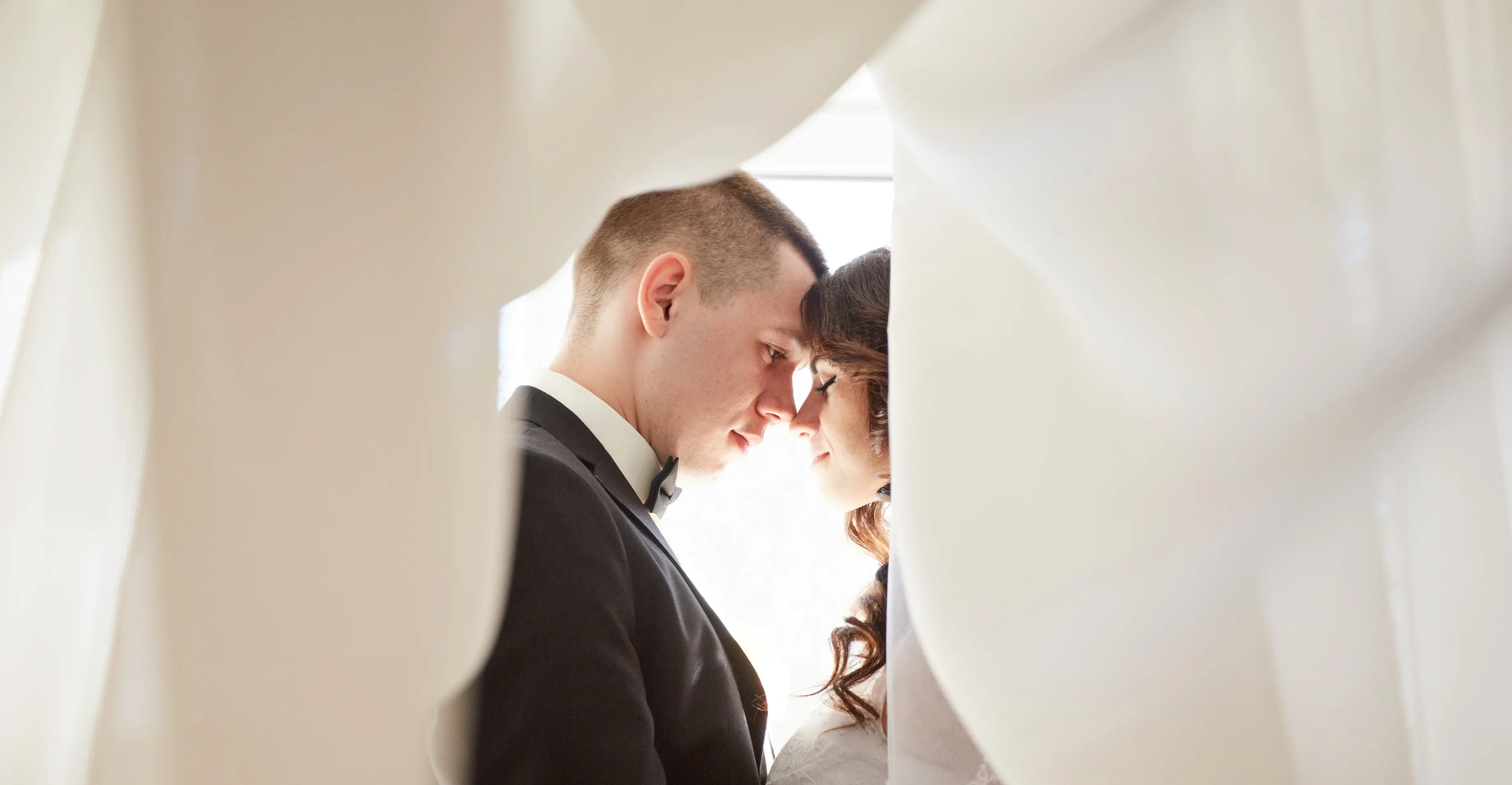 Pareja en su boda
